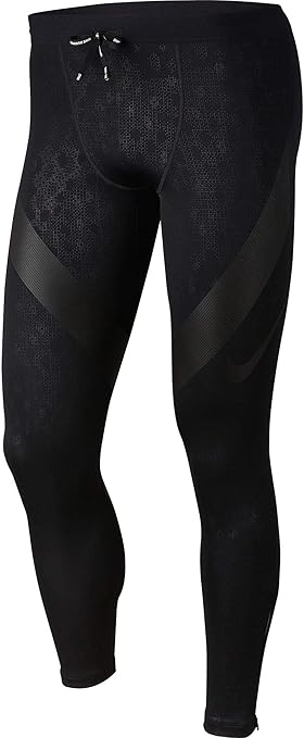 Amazon Co Jp ナイキ パワーテック メンズ ランニングタイツ M ブラック スポーツ アウトドア