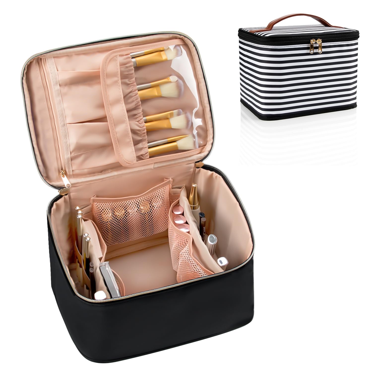 OCHEAL Makeup Bag, Large Travel Makeup Bag Cosmetic