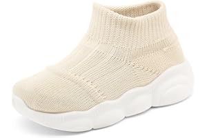 Cubufly Baby Sock Shoes First Walking Shoes Slip on Sneaker 0-3 Years