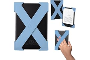 Strapsicle Silicone Hand Strap – Paperwhite Gen 11 (6.8”) & Gen 12 (7”), Colorsoft – Large – 2-Pack – Bondi Blue – Comfy Alternative to Case or Cover