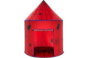 ROIWUIE Adventure Kids Play Tent - Foldable Indoor Outdoor Playhouse Pop Up Tent Kids for Boys Girls Ages 3-8, Quick Setup fo