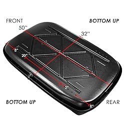 DNA MOTORING Rooftop Cargo Box Carrier Lockable