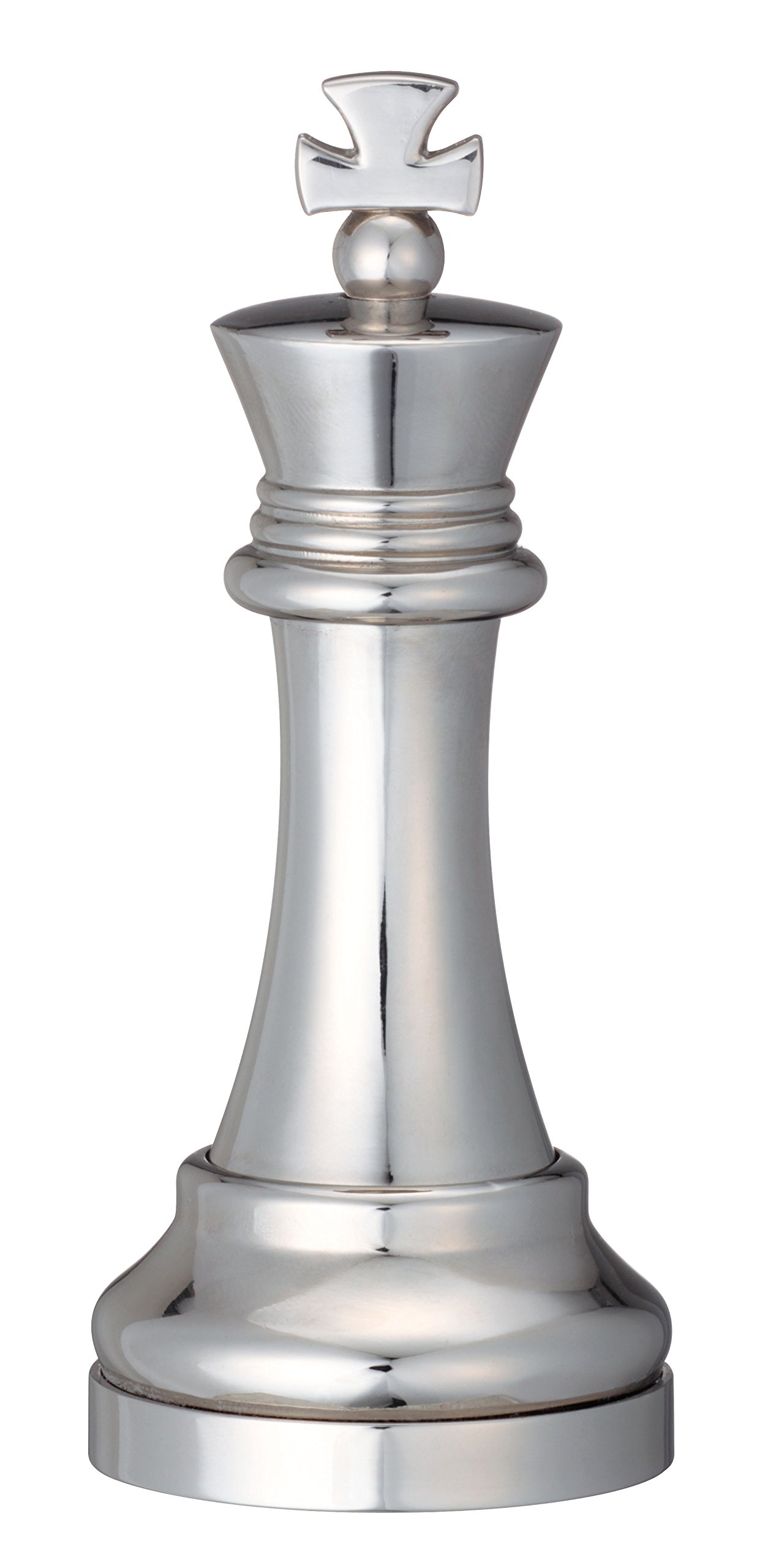 Hanayama 473686 Cast Chess (King), Metallic Silver