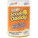 :Scratch Free Scrub Daddy Colors 1 each of blue,green,orange, and yellow (4 count)
