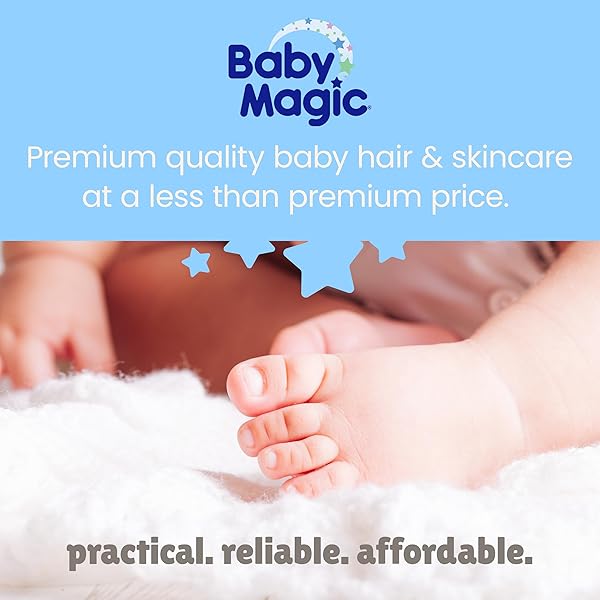 BABY MAGIC BABY LOTION WITH ORIGINAL BABY SCENT, CAMELLIA OIL & MARSHMALLOW ROOT, 30 OZ