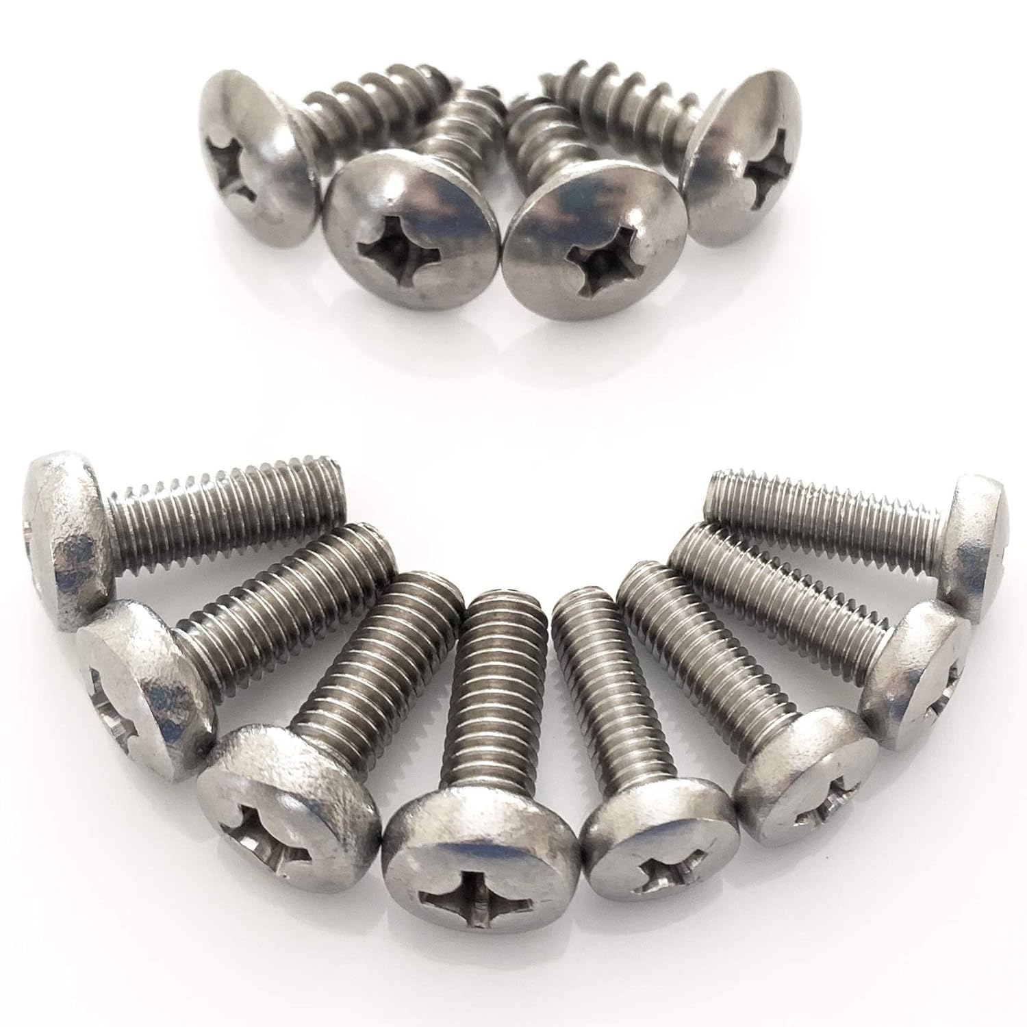 Prime Ave Stainless Steel License Plate Screws for Mercedes