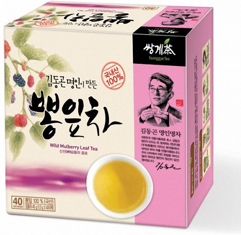 Ssanggye Tea Wild Mulberry Leaf Tea 1g X 40 Tea Bags