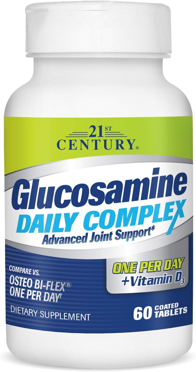 21st Century Glucosamine Daily Complex Plus D Tablets, 60