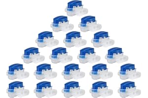 iPobie 20 Pack Cable Connector Electrical Wire Waterproof Connectors for Robotic Lawn Mowers, Irrigation Applications