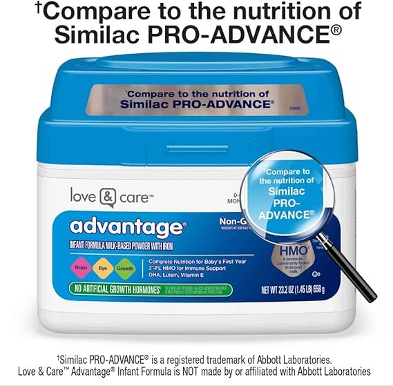 advantage infant formula milk based powder with iron