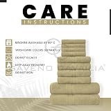 GC GAVENO CAVAILIA Towels 10 Piece Bale Set 100% Egyptian Cotton Mocha view 4