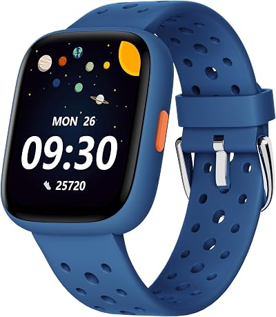Brave 2 Kids Smart Watch 1.8 inch Heart Rate Sleep IP68 Blue