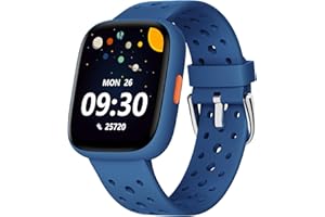 BIGGERFIVE Smart Watch for Kids No APP No Phone Needed, 1.8&quot; Fitness Tracker Watch Pedometer, Heart Rate, Sleep Monitor, IP68 Waterproof, Step Counter, Puzzle Games for Girls Boys Teens 5-16, Blue4.4 out of 5 stars 1,642$36.99