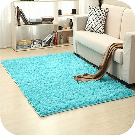 Fostudork Gran Alfombra Gris, Rosa Alfombras 9 Colores sólidos Alfombra