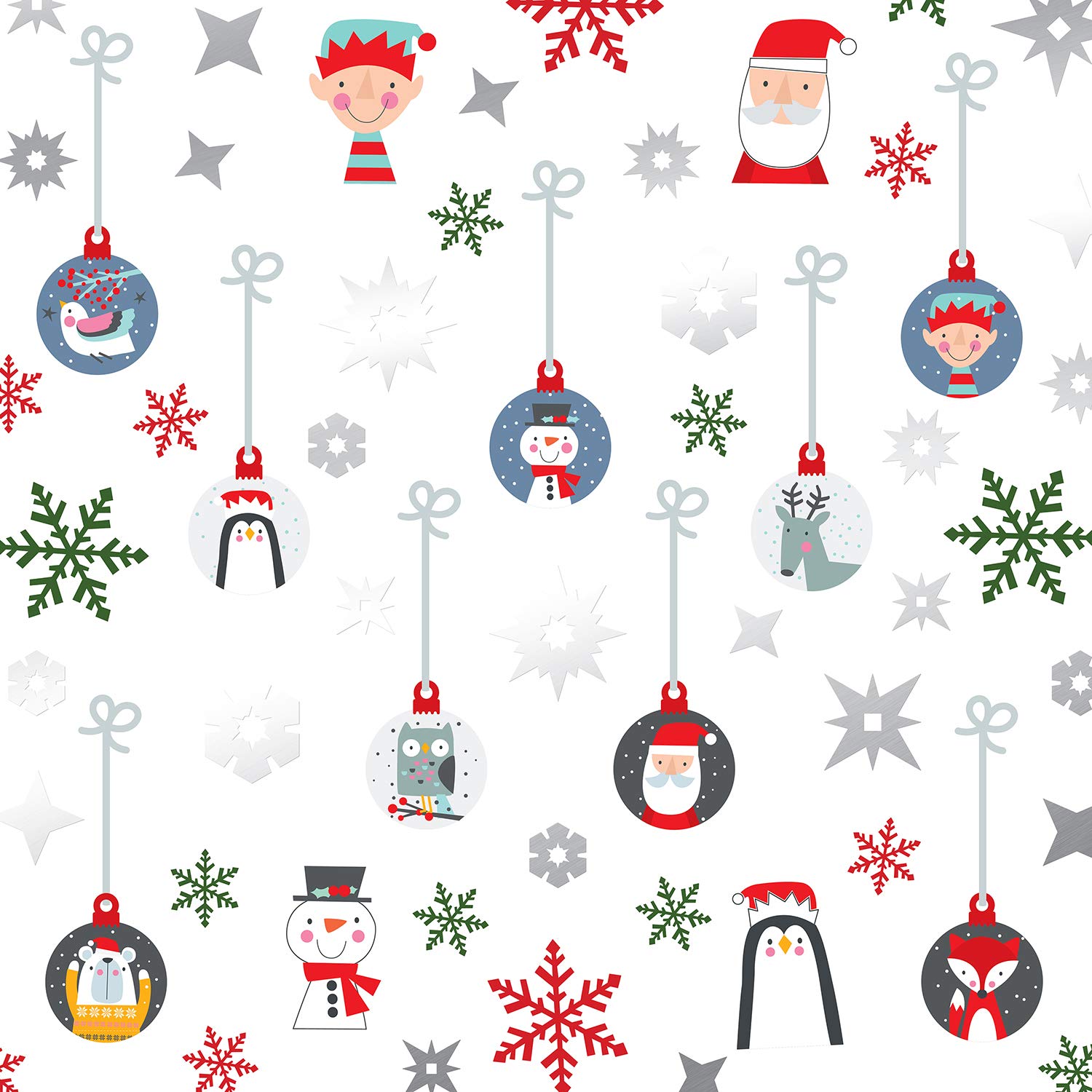 WALPLUS Wall Stickers, Christmas Decorations, Mixed, One Size