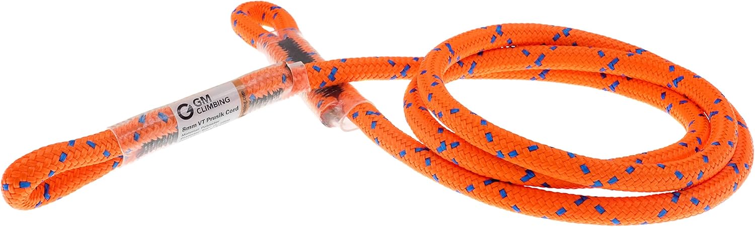 GM CLIMBING 8mm (5/16") Prusik Swen Eye-to-Eye Pre-Sewn 45 inch : Sports & Outdoors