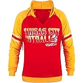 Simapak Womens City Football V Neck Athletic Fleece Hoodies Pullover Raglan Sweatshirts