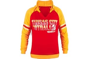 Simapak Womens City Football V Neck Athletic Fleece Hoodies Pullover Raglan Sweatshirts