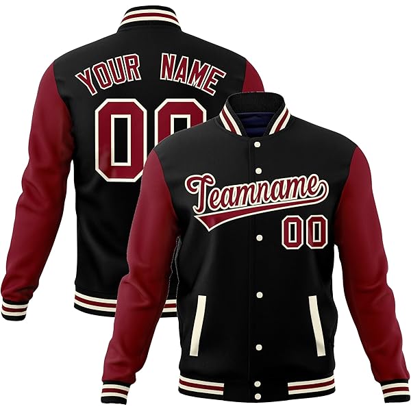 Custom Mens Varsity Jacket Baseball Letterman Bomber Jackets