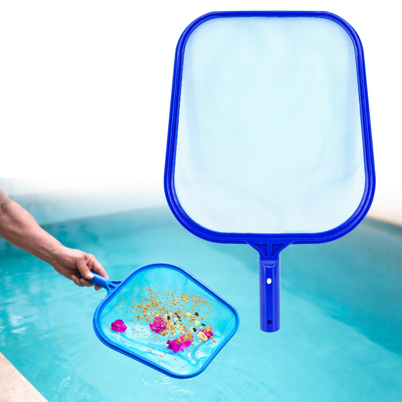 GDOKKNY Pond Nets for Cleaning, Swimming Pool Net, Hot Tub Net, Garden Pond Hot Tub Accessories for Cleaning Debris Small Particles of Leaves (No Pole)