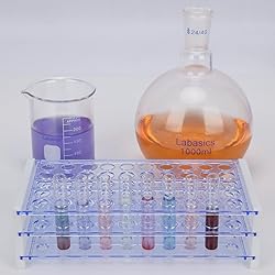 Labasics Test Tube Rack, 3-Tier Detachable Blue