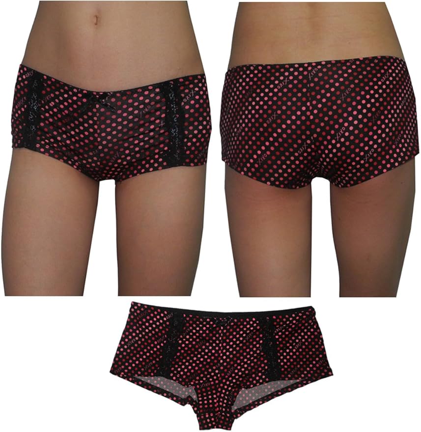 (Pack of 5) XOXO Womens Soft Boy Shorts Underwear Panties at Amazon Women’s Clothing store