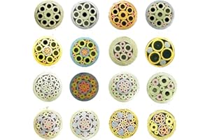 WellieSTR 1pc (No.16) Mosaic Pin for Knife Handle 1/4" x 15.4" Brass