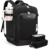 LOVEVOOK 50L Travel Backpack for Women Men, Large Carry on Backpack for Airplanes TSA Personal Item Travel Bag fits 17.3" Laptop, Waterproof Weekender Essentials Airline Approved with 2 Packing Cubes