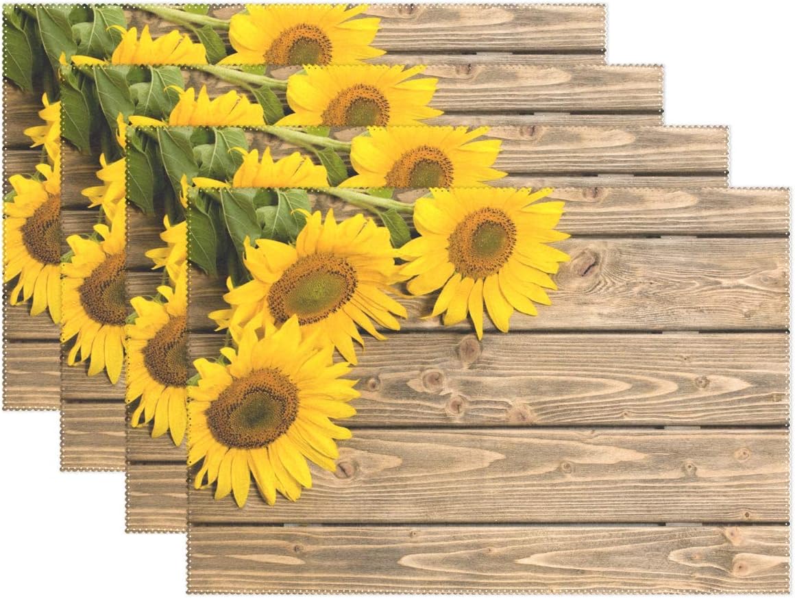 Best Table Mats Set Of 6 Flower