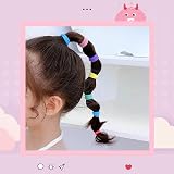 FUYOAL 100 Pcs Baby Hair Bobbles Colorful Cotton Elastic Soft Bands view 6
