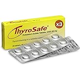 ThyroSafe 65mg Potassium Iodide Tablets (60 Pack) - Protects Your Thyroid from Nuclear Radiation Exposure
