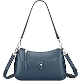 Over Earth Genuine Leather Small Hobo Crossbody Bags for Women Shoulder Purses and Handbags