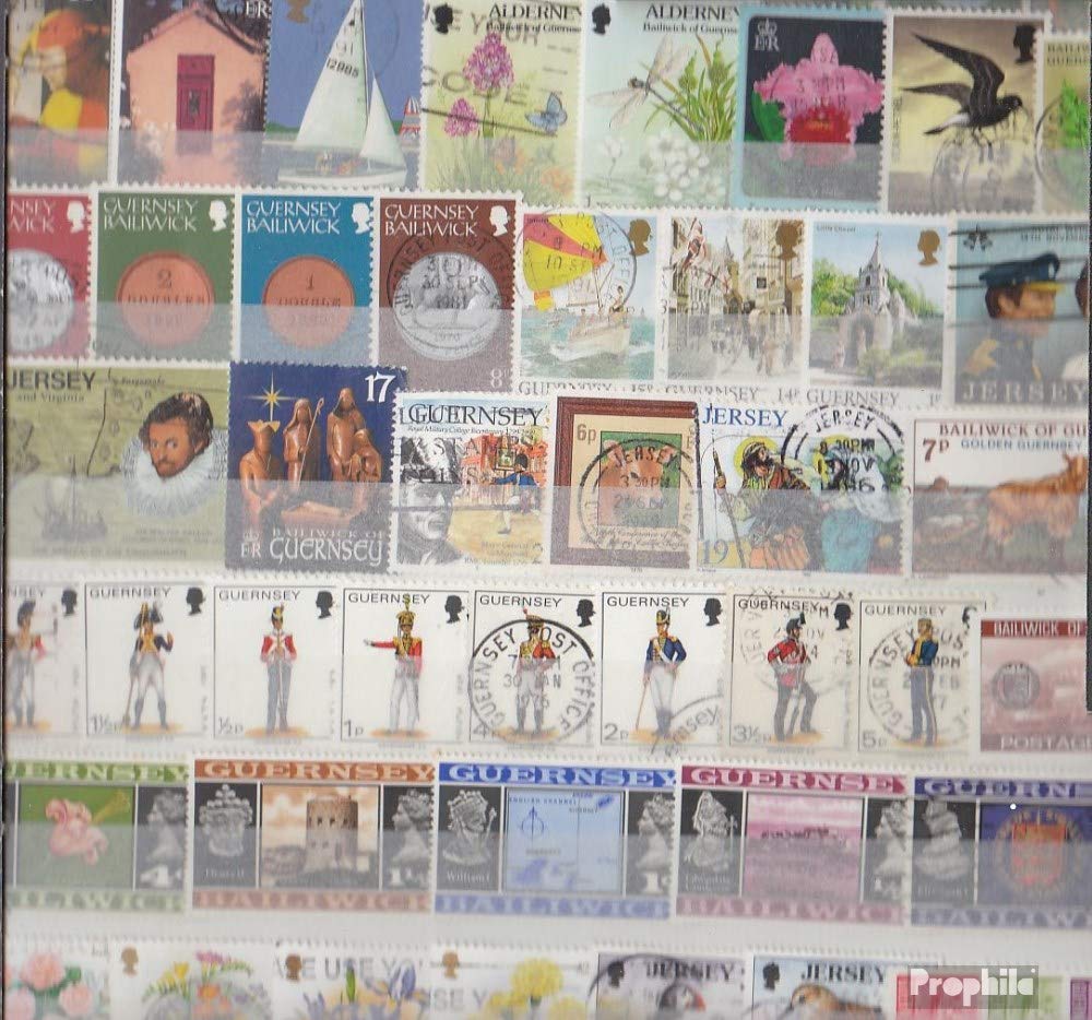 Prophila Collection United Kingdom 500 various stamps UK Colonies and Empire (Stamps for collectors)