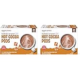 Amazon Brand - Happy Belly Hot Cocoa Pods Compatible with 2.0 K-Cup Brewers, Salted Caramel Flavored, 24 Count (Pack of 2)