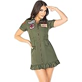 Leg Avenue womens Licensed Top Gun Flight Dress Costume