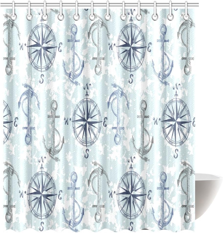 Amazon Com Interestprint Anchor Decor Collection Anchor Compass