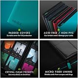 Vault X 12 Pocket Trading Card Zip Binder Teal 480 Cards Exo-Tec view 5