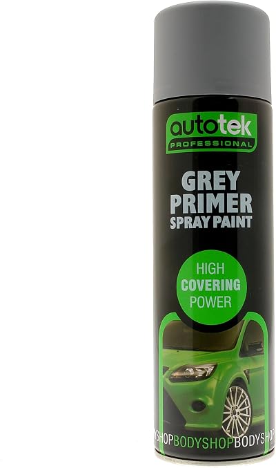 Autotek Professional High Covering Grey Primer Spray 500 ml