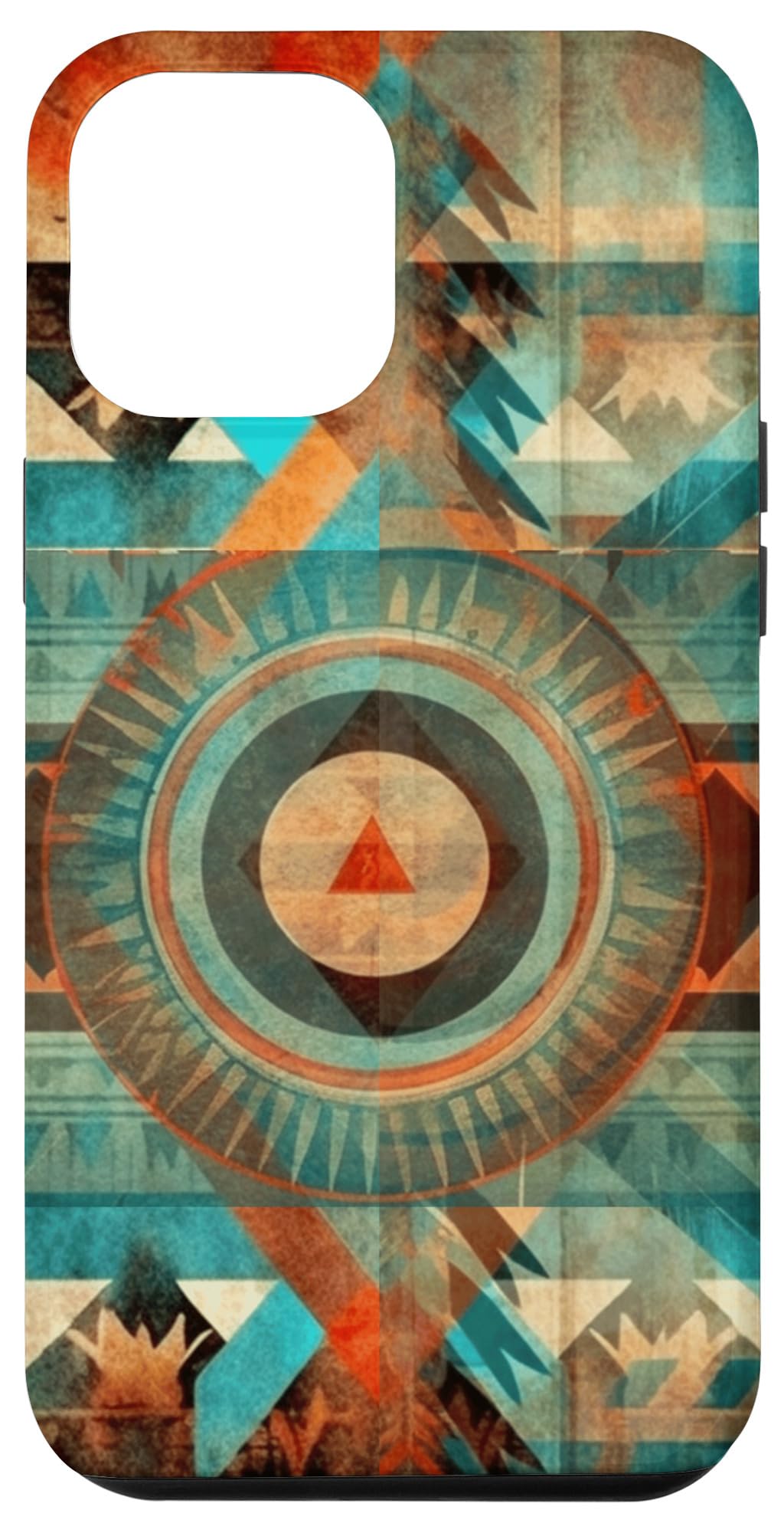 iPhone 15 Plus Western Style Native American Tribal Aztec Indian Pattern Case