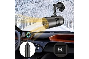 Car Heater That Plugs into Cigarette Lighter, 2 in 1 Defroster Defogger Fast Heating, Car Amplifier Cooling Fans Automotive R