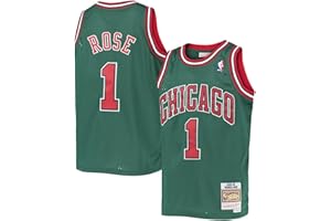 Mitchell & Ness Men's NBA Chicago Bulls Rose 2008-09#1 Hardwood Classics Swingman Jersey - Dark Green