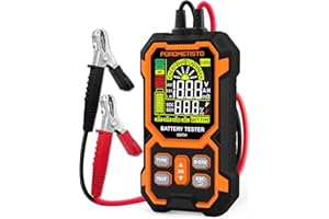 12V 24V Car Battery Tester, POROMETISTO CBT01 Automotive Battery Checker, Auto Battery Voltage Internal Resistance Tester, Battery Analyzer Tester for Car Truck Motorcycle SUV Boat ATVs RVs