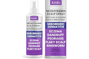 RIDA HAIR RESEARCH INSTITUTE Neoketramin Anti Fungal Scalp Spray | Dandruff Treatment for Dandruff, Psoriasis & Folliculitis | Antifungal & Itchy Scalp Treatment for Dry, Irritated Scalp | Relief for Yeast Infections & Ringworm