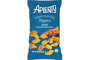 Amazon Brand, Aplenty Organic Corn Chip Dippers With Sea Salt, 9.75 Oz