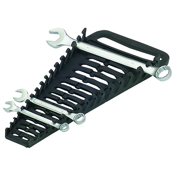 16 Slot Wrench Rack for open end, box or combo wrenches
