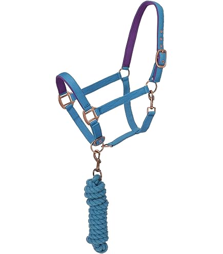 Weaver Leather Licol Original Rembourré Non Réglable, Bleu Moyen