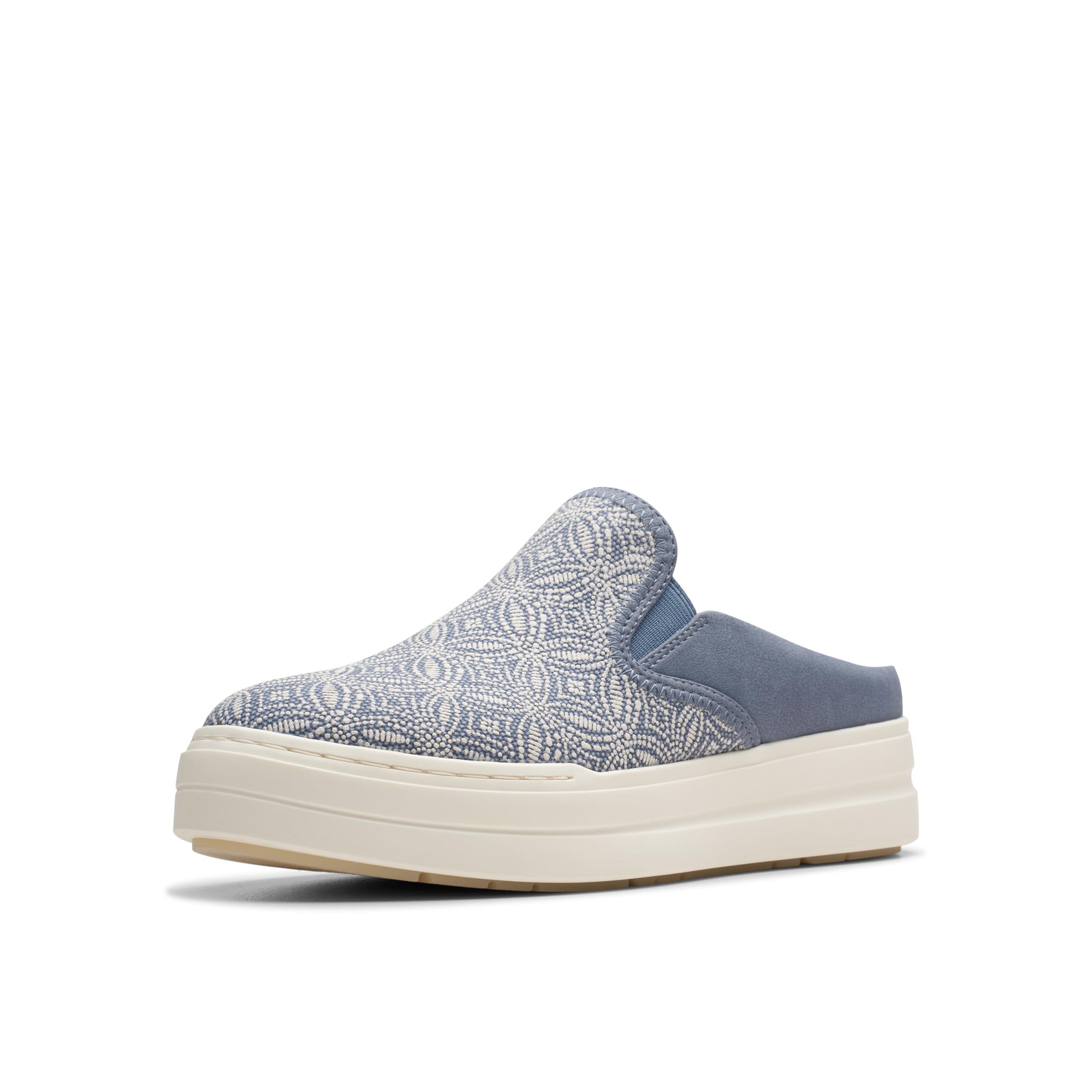 Clarks CloudSteppers Women’s Audreigh Cove, Blue Textile, 8.5 Medium US