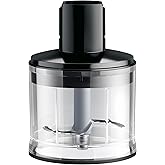 Braun MQS230BK MultiQuick Chopper Hand Blender Attachment, 2-Cup ,Compatible with Braun MQ70xx, MQ9