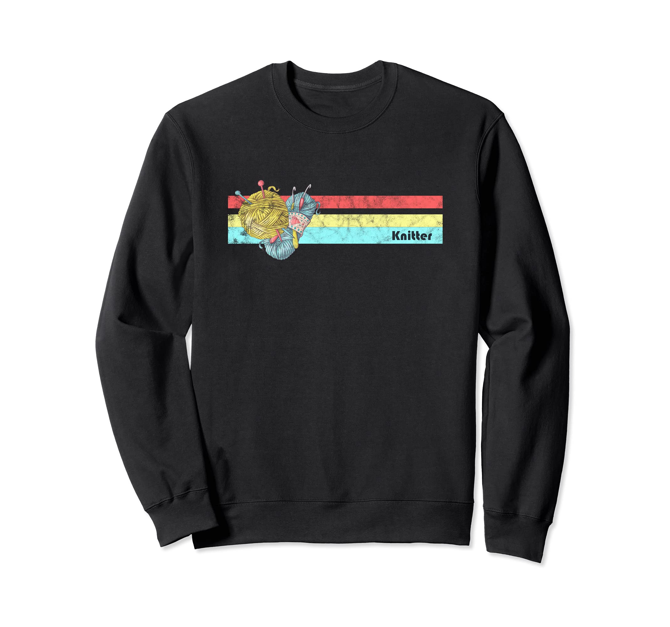 Vintage Style Knitter Sweatshirt