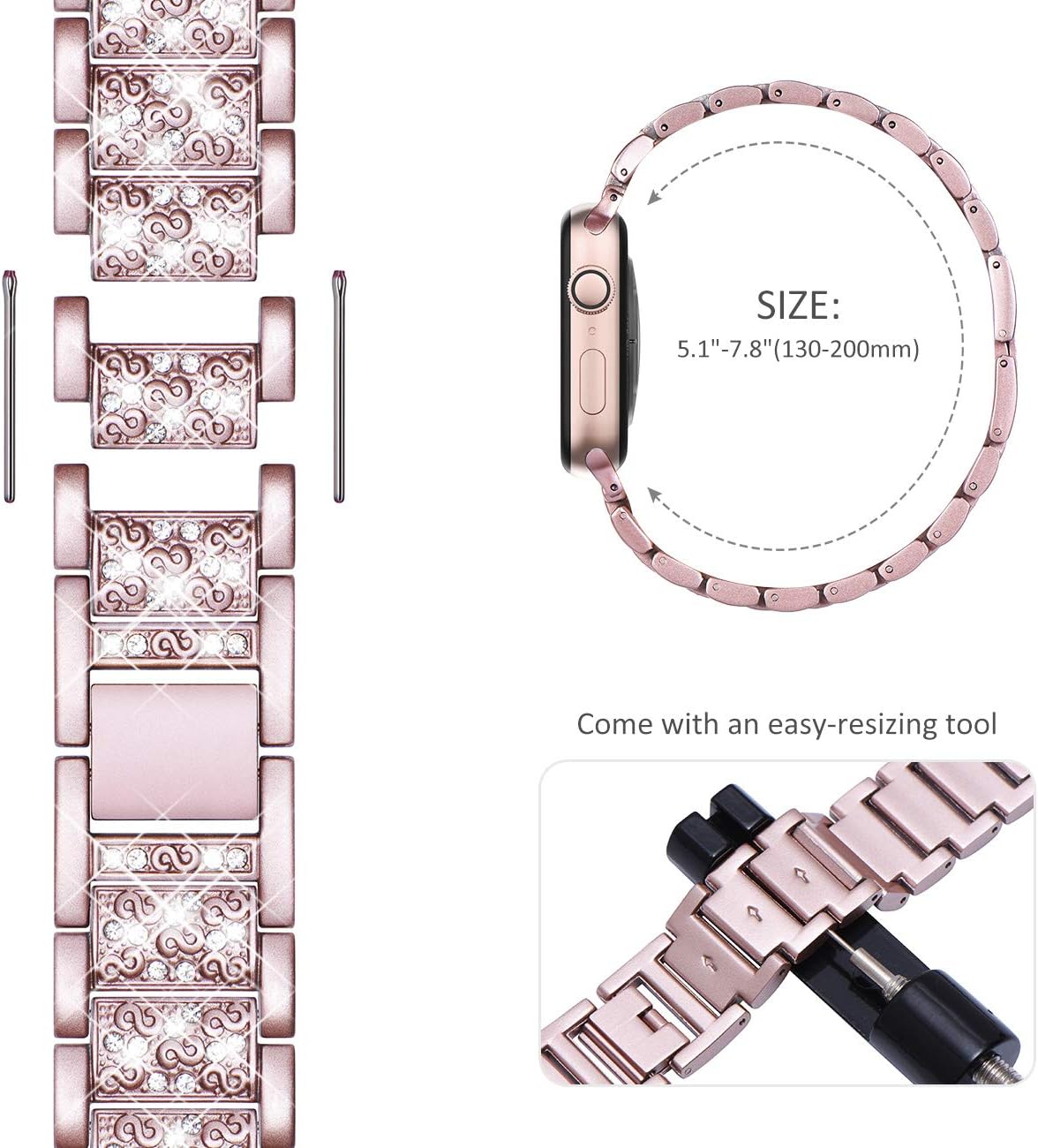 WINGLE 38mm 40mm 41mm 42mm(Series 11 10) Compatible with Apple Watch Straps - Image 4